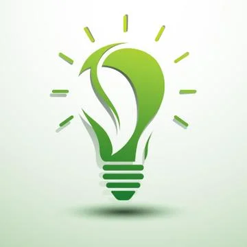 Green idea Illustrazione stock