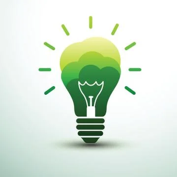 Green idea Stock Illustration