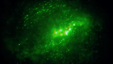 Green igital Matrix Code Rain Animation Stock Footage 310941242