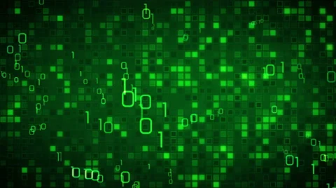 Green information technology loopable background Stock Footage 34378206