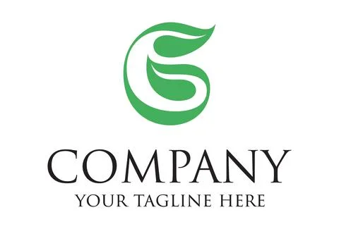 Green Initial Letter G Leaf Nature Logo Design	 Stock-Illustration