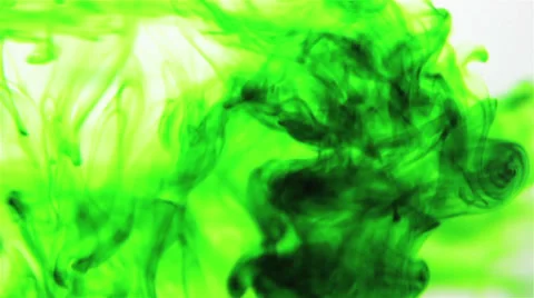 Green ink Stockbeeldmateriaal 34165982