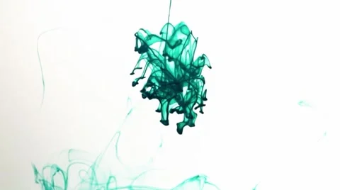 Green Ink Mixing With Red Ink In Water, in 50 fps. 스톡 동영상 65782252