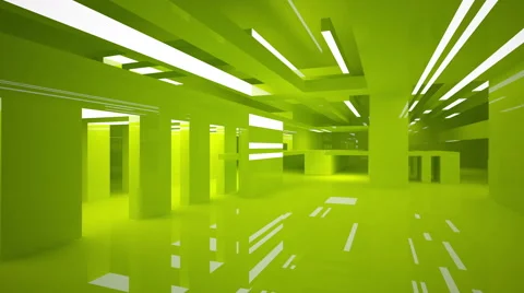 Green interior. Stock Footage 67620023