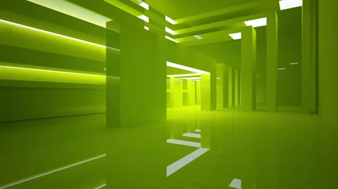 Green interior. Stock Footage 67651906
