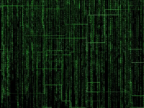 Green Internet data Technology background Stock Footage 74897750