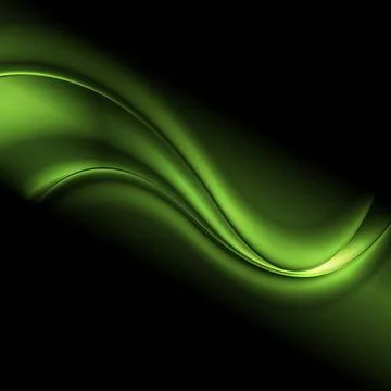 Green iridescent abstract wavy vector background Green iridescent abstract... 스톡 사진