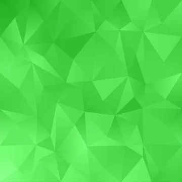 Green irregular triangle pattern background Stock Illustration