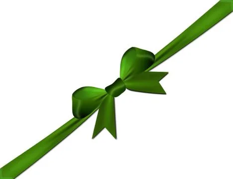 Green isolated on a white background centered Stock Illustration
