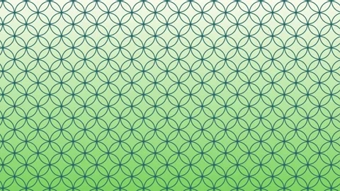 Green Japanese Shippo Pattern Circle Wipe Transition Background 4K Stock-Footage 342089912