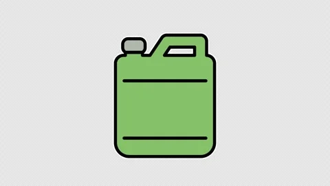 Green jerrycan 스톡 동영상 335460905