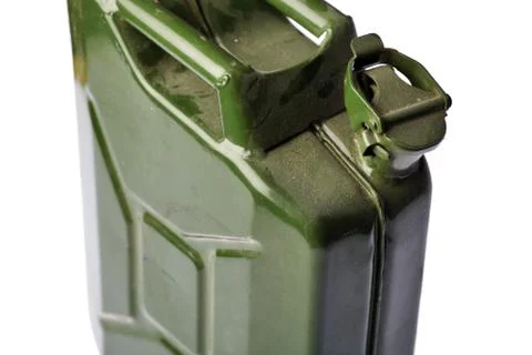 Green jerrycan Stock Photos