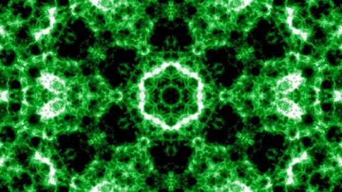 Green kaleidoscope background.  Stock Footage 105359692