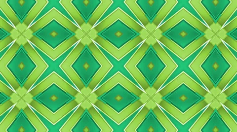 Green Kaleidoscope background, loop 3 Stock Footage 37166741