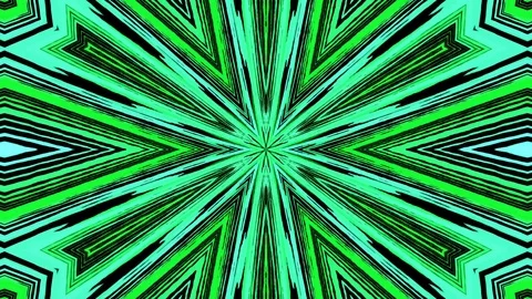 Green kaleidoscope sequence patterns. Video stock 122041619