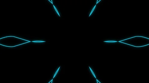 Green kaleidoscope sequence patterns.Abstract multicolored motion graphics Stock Footage 121329186