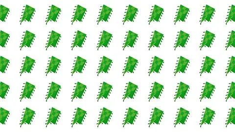 Green Ketupat Seamless Pattern Illustration for Eid Al-Fitr and Islamic Hol.. Stock Illustration