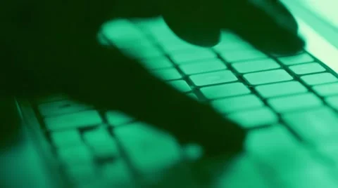 Green Keyboard Stockbeeldmateriaal 12051346