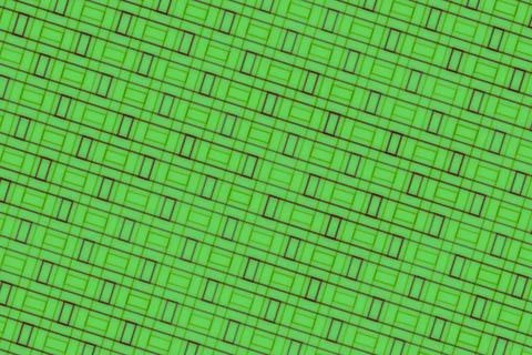 Green keyboard keys close-up on a computer keyboard Stock Illustration