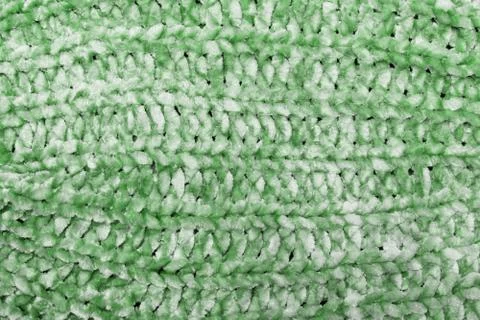 Green knitting as a background, close up. 写真素材