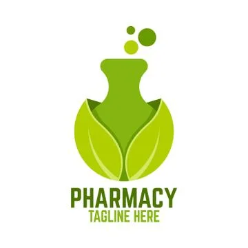 Green Lab logo Illustrazione stock