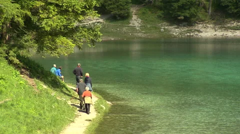 Green Lake 1 Stock Footage 45860363