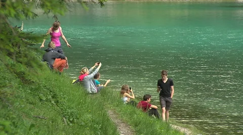 Green Lake 4 Stock Footage 45860453