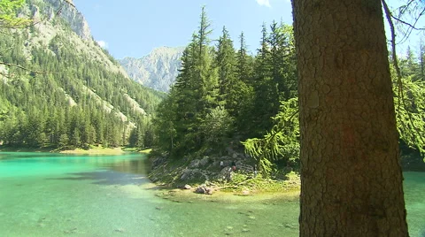 Green Lake 5 Stock Footage 45860469