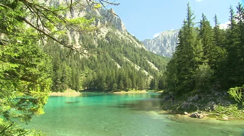Green Lake Austria Stock Footage 45860489