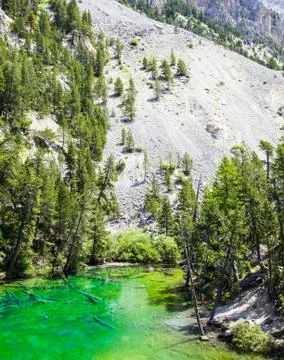 Green lake Stock-Fotos