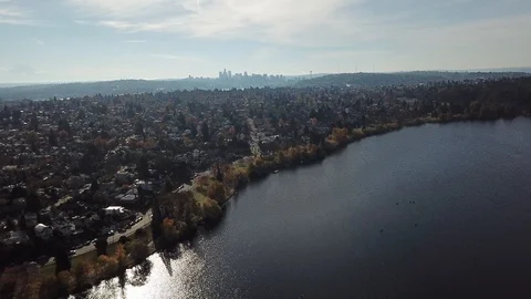 Green Lake Sunshine Stock Footage 99417585