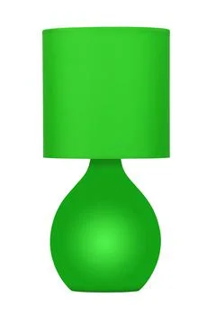 Green lamp Stock Illustration