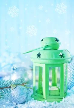 Green lamp Stock Photos