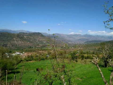 Green lands and Pasteurization of Landscape Stock-Fotos