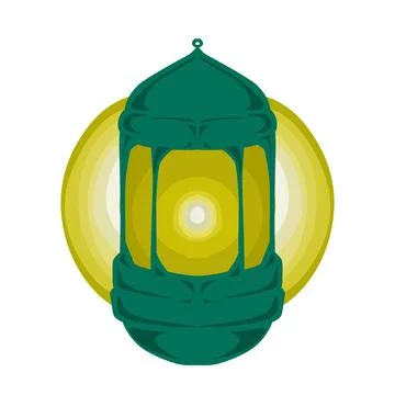 The green lantern design has a Ramadan and Islamic holiday theme. Perfect f.. Illustration