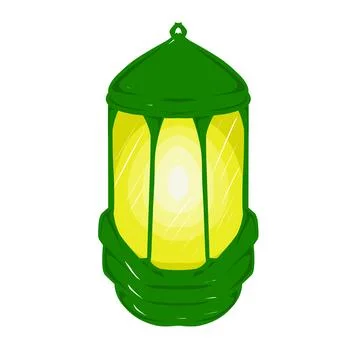 The green lantern design has a Ramadan and Islamic holiday theme. Perfect f.. Illustration