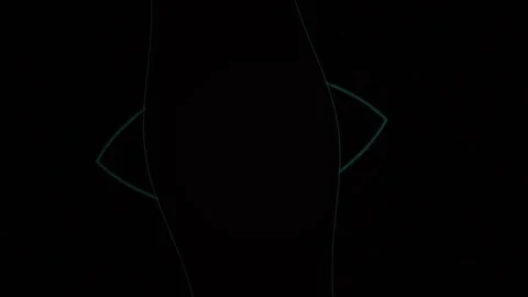 Green Laser Beam on Dark Digital Grid Abstract Background for Tech Themes Stock Footage 343719614