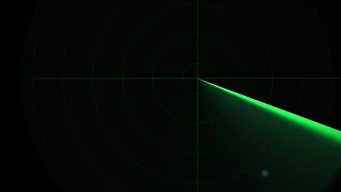 Green laser beam in dark space. Stock Footage 340032274