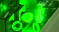 Green laser beam HD Footage