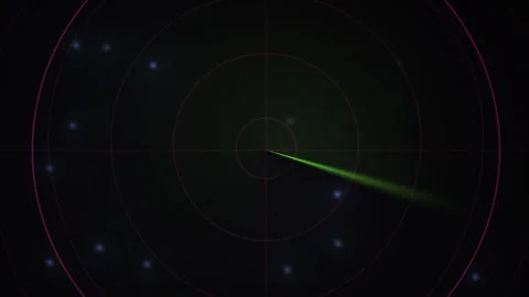 Green laser beam in starry night. Stock Footage 340032336