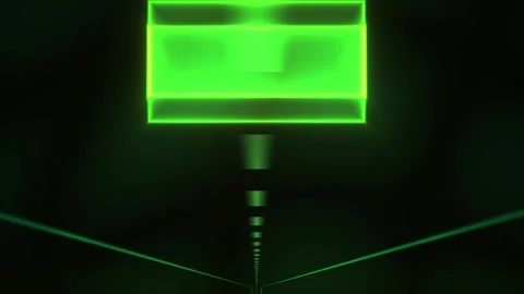 Green laser beam technology science experiment. Stock Footage 335527346