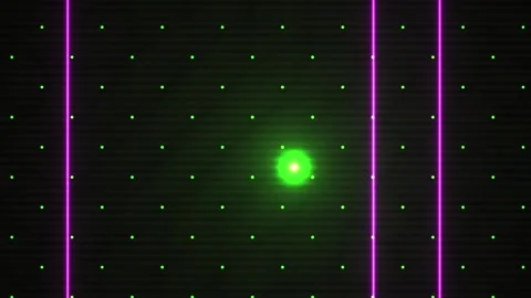 Green laser beam technology science experiment. Stock Footage 340032451