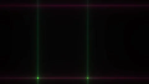 Green laser beams on black background. Stock Footage 335527325
