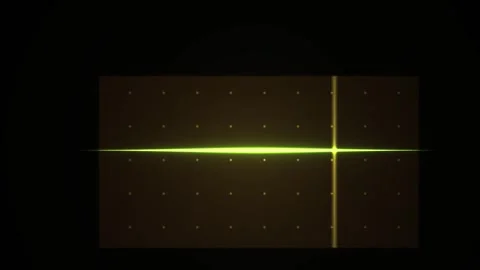 Green laser cross on black background with white space. Stock Footage 335527443
