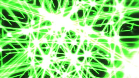 Green Laser Grid Abstract Background with Fast Moving Glowing Lines and Net.. Stock Footage 343719879