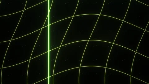 Green laser grid lines technology background. Stock Footage 340032575