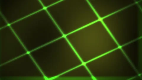 Green laser grid pattern background. Stock Footage 340032586