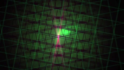 Green laser grid pattern with red line. Stock Footage 335961744