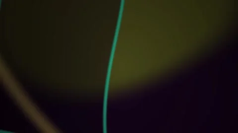 Green laser light in dark space. Stock Footage 340032572