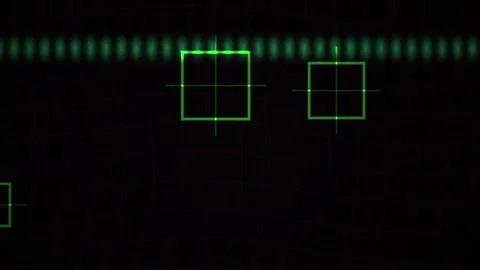 Green laser line on black background. Stock Footage 340032686